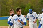 Baseball vs CGA  Wheaton College Baseball vs Coast Guard Academy during game two of the NEWMAC semi-finals playoffs. - (Photo by Keith Nordstrom) : Wheaton, baseball, NEWMAC
